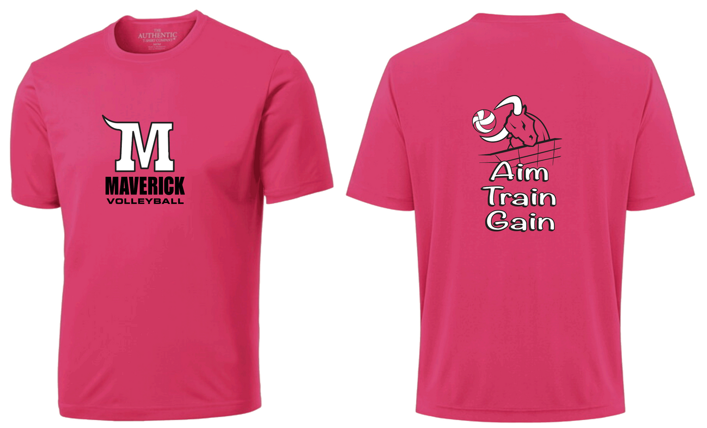 Practice Shirt - Raspberry Big M