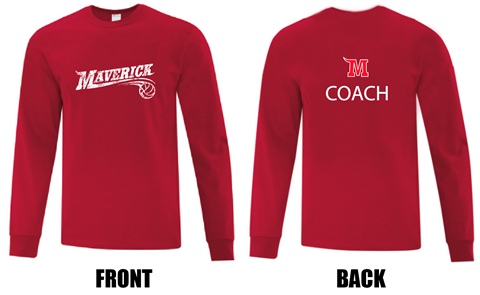 Coach Long Sleeve T-Shirt - Red