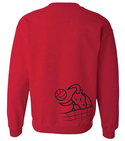 Red Swoosh Sweatshirt
